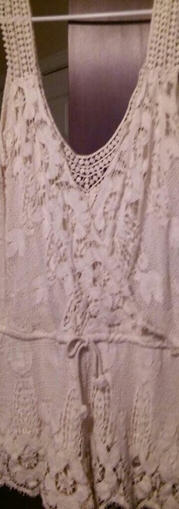Free People Crocheted Romper